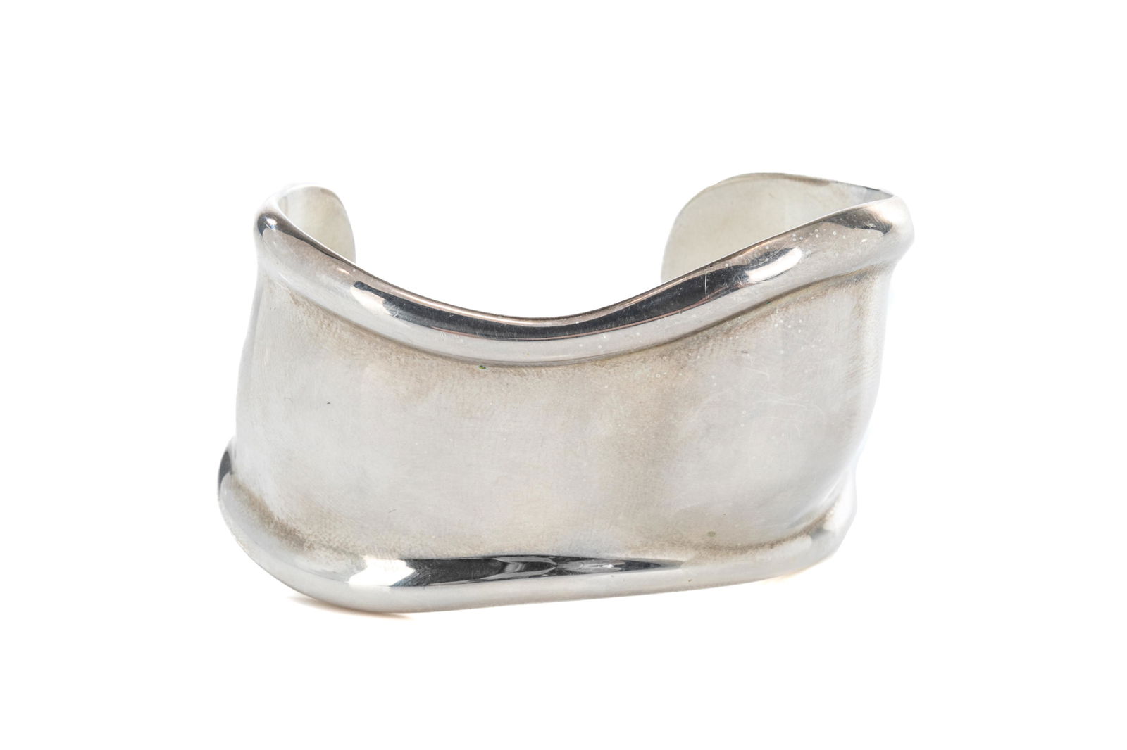 TIFFANY & CO. SILVER CUFF BRACELET, 55g (1 of 4)