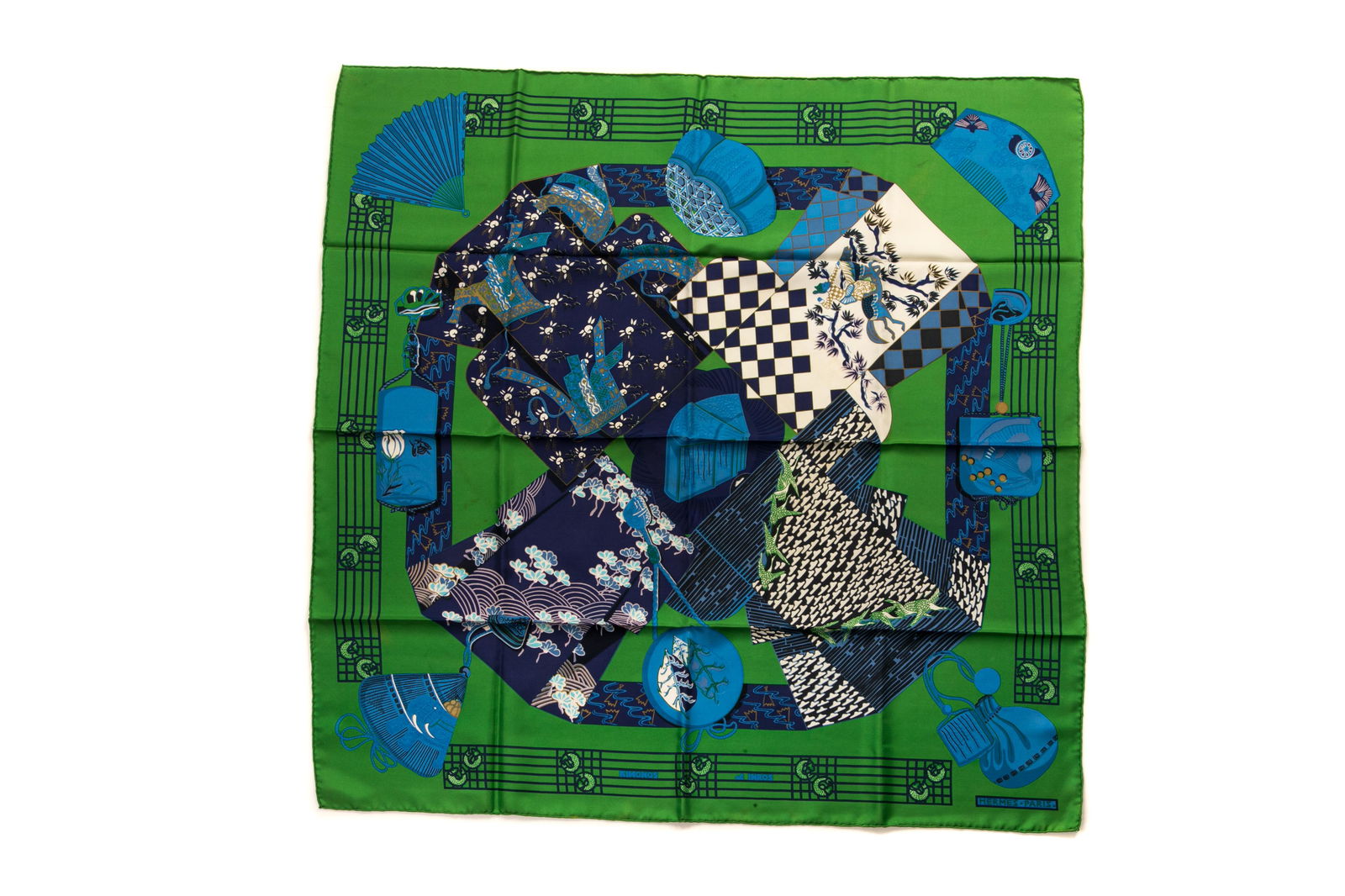 HERMES FRANCE SILK SQUARE SCARF (1 of 3)