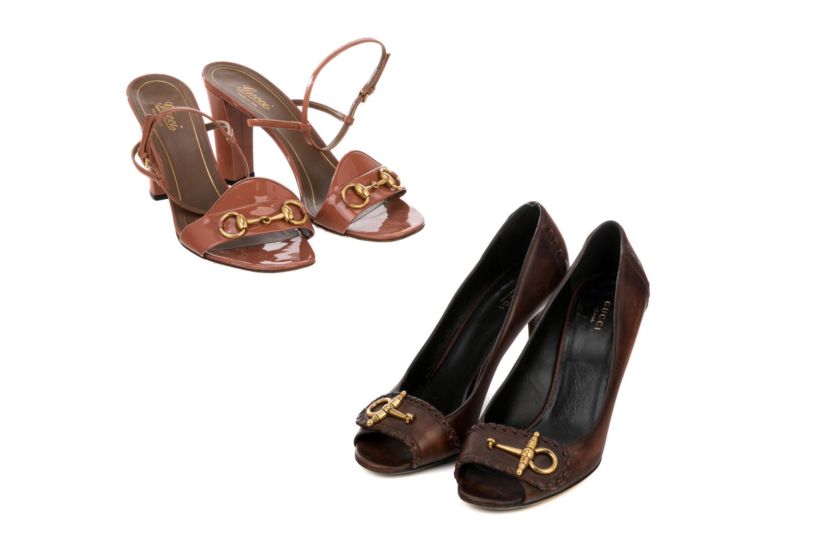 TWO PAIRS OF GUCCI HEELS (1 of 2)