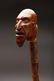 2065: CARVED WOOD FOLK ART CANE WITH HEAD
