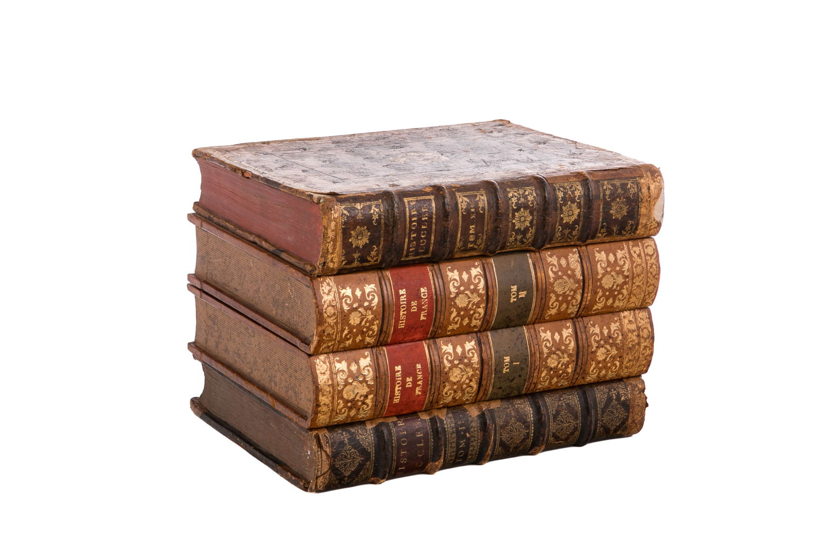 VINTAGE FAUX STACKED BOOK TANTALUS (1 of 7)