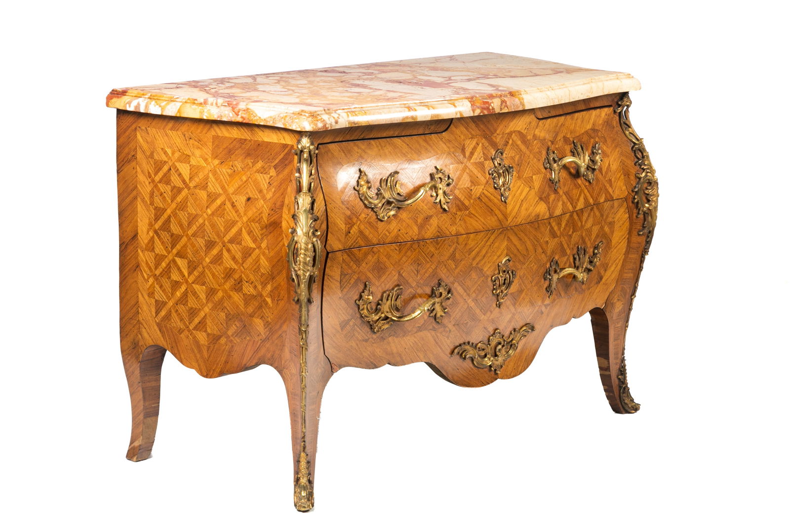 18th C FRENCH KINGWOOD & BRONZE MOUNTED COMMODE (1 of 7)
