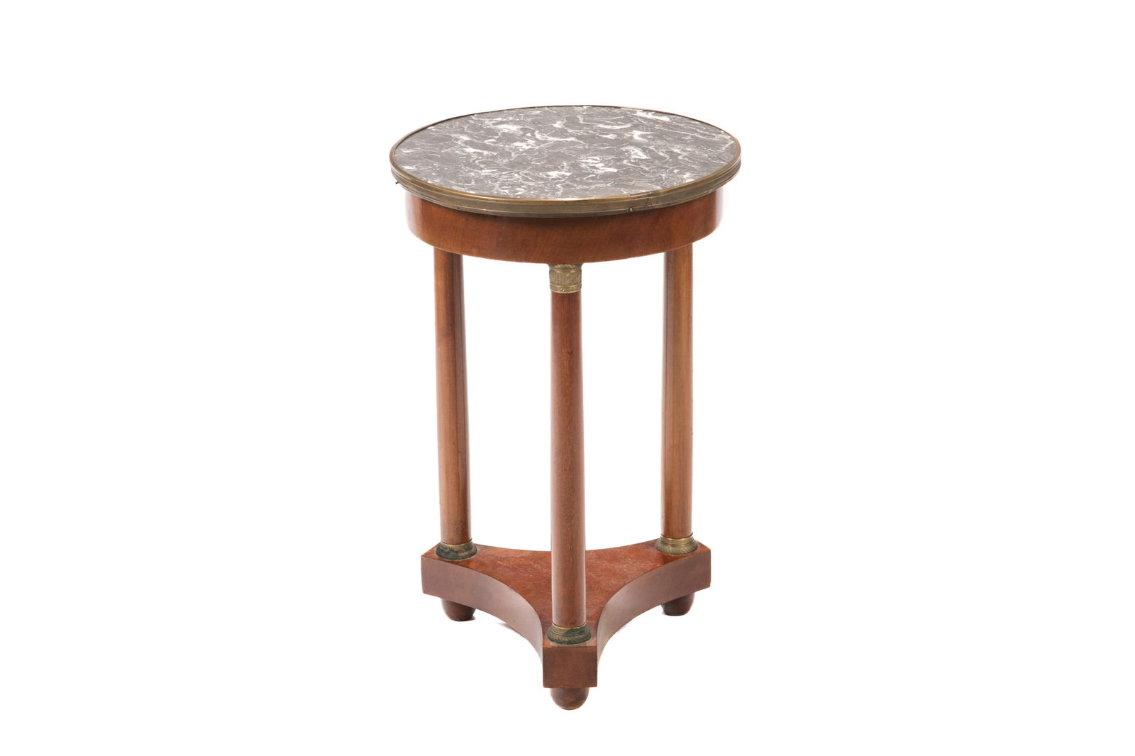FRENCH MARBLE TOP SIDE TABLE (1 of 2)
