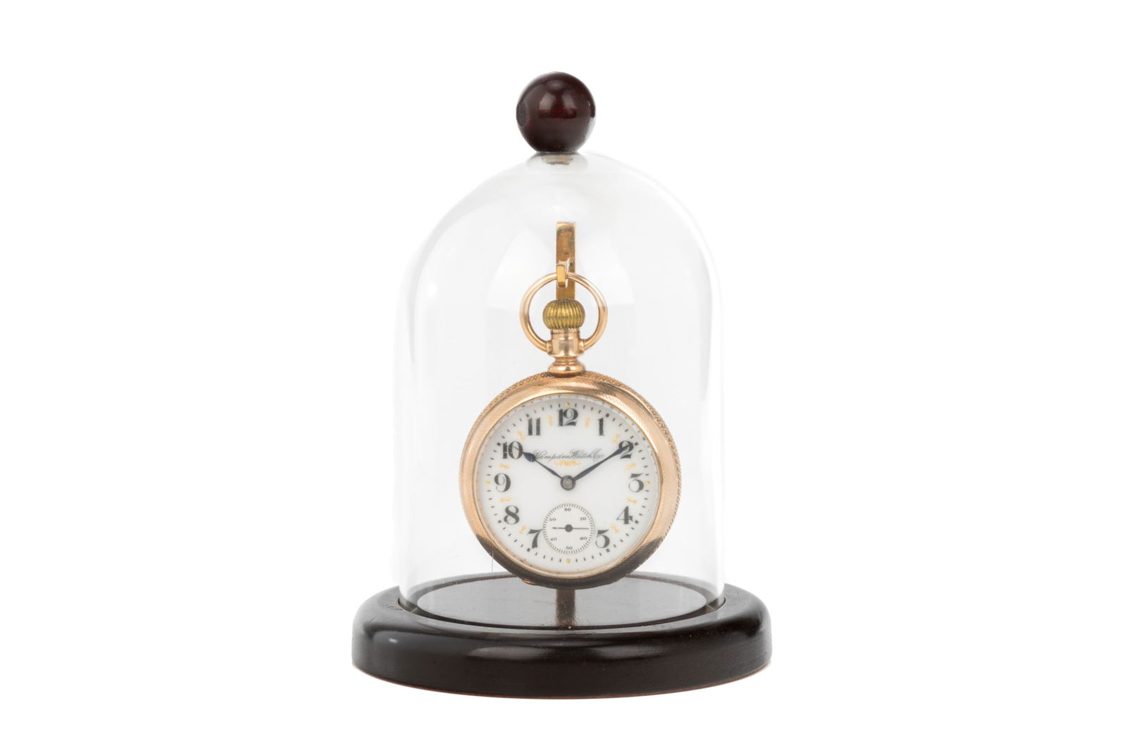 ANTIQUE 14K GOLD HAMPDEN WATCH CO. POCKET WATCH, 137g (1 of 8)