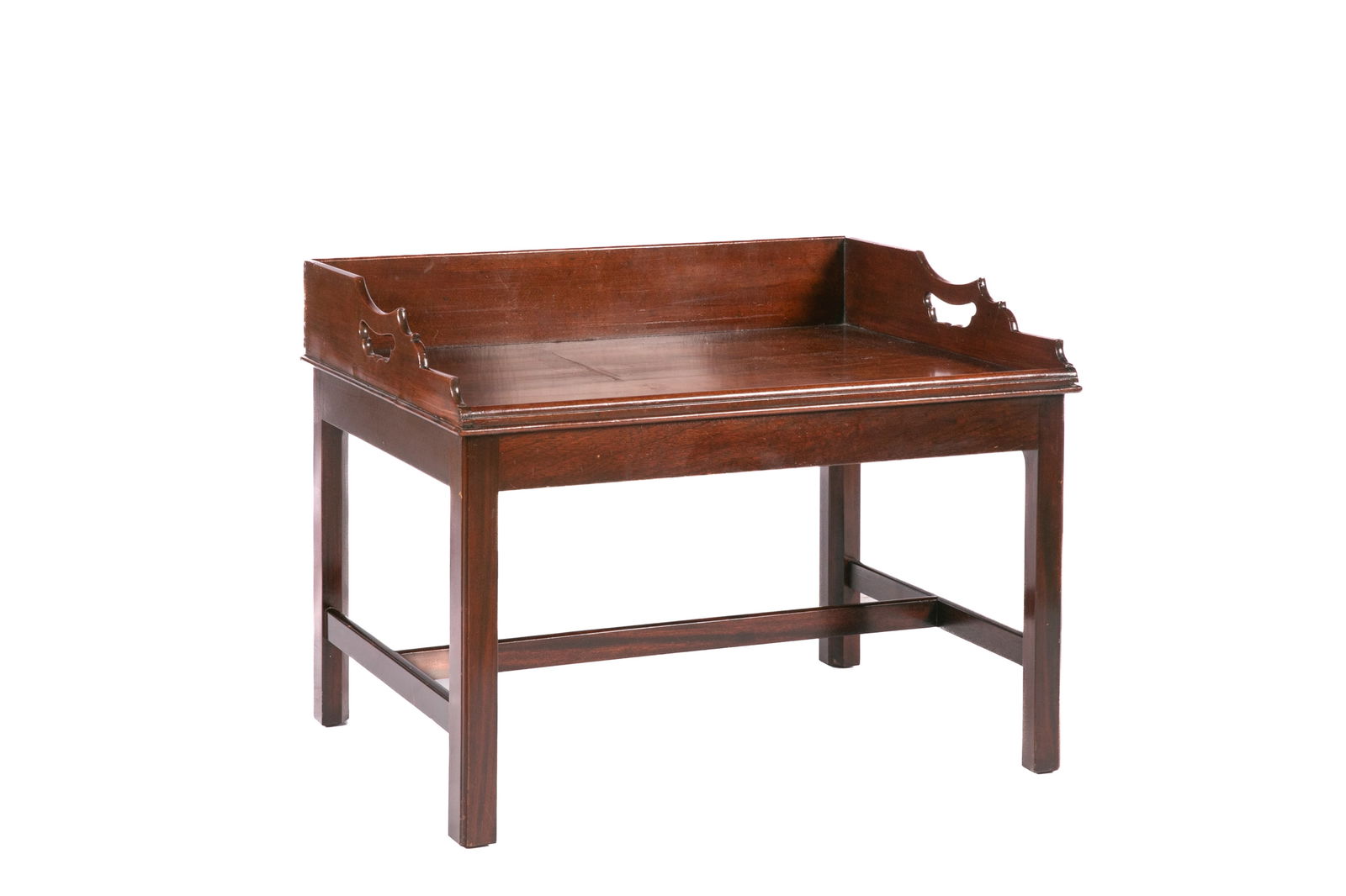 GEORGIAN ENGLISH MAHOGANY BUTLER'S TRAY (1 of 4)