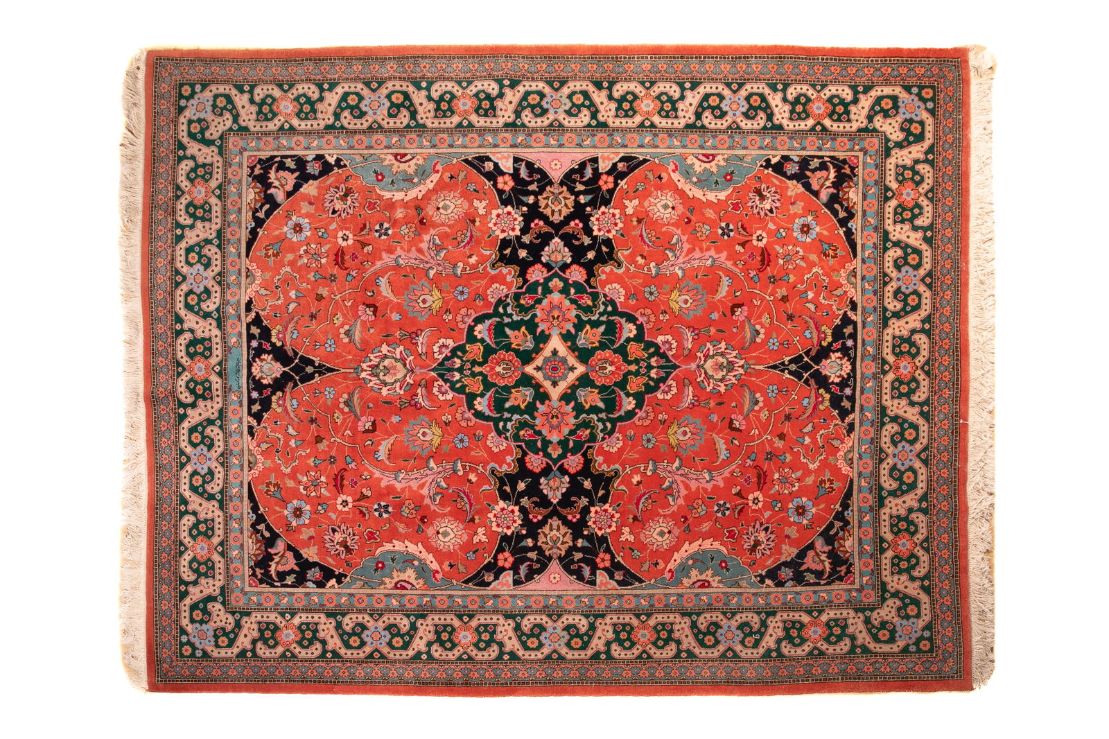 HAND KNOTTED PERSIAN TABRIZ CARPET (1 of 4)