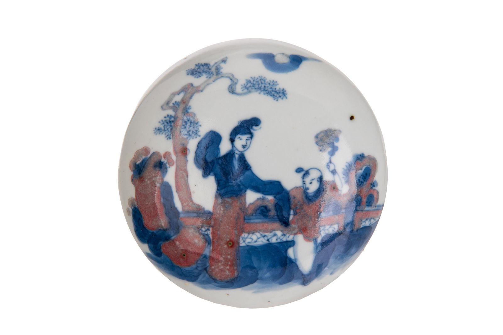 CHINESE SCHOLAR'S PORCELAIN PASTE BOX (1 of 6)