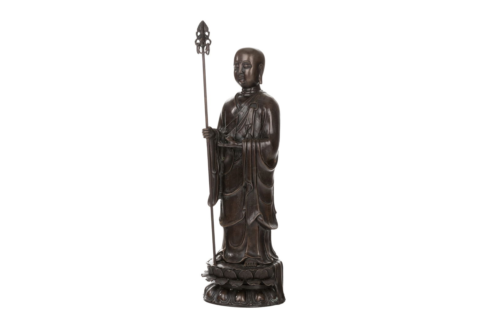 CHINESE BRONZE FIGURE OF A BODHISATTVA (1 of 1)