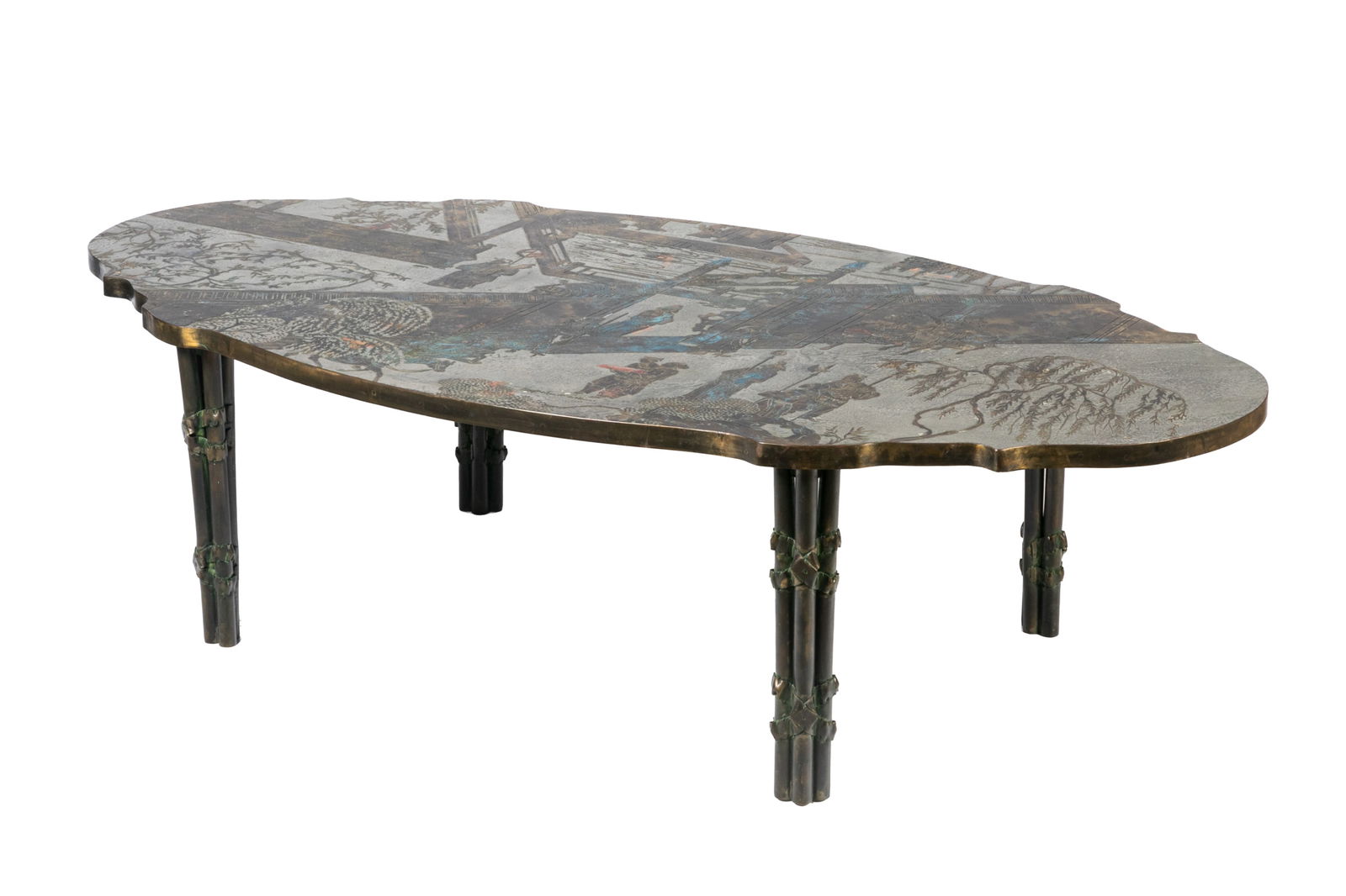 PHILIP KELVIN LAVERN BRONZE COFFEE TABLE (1 of 5)