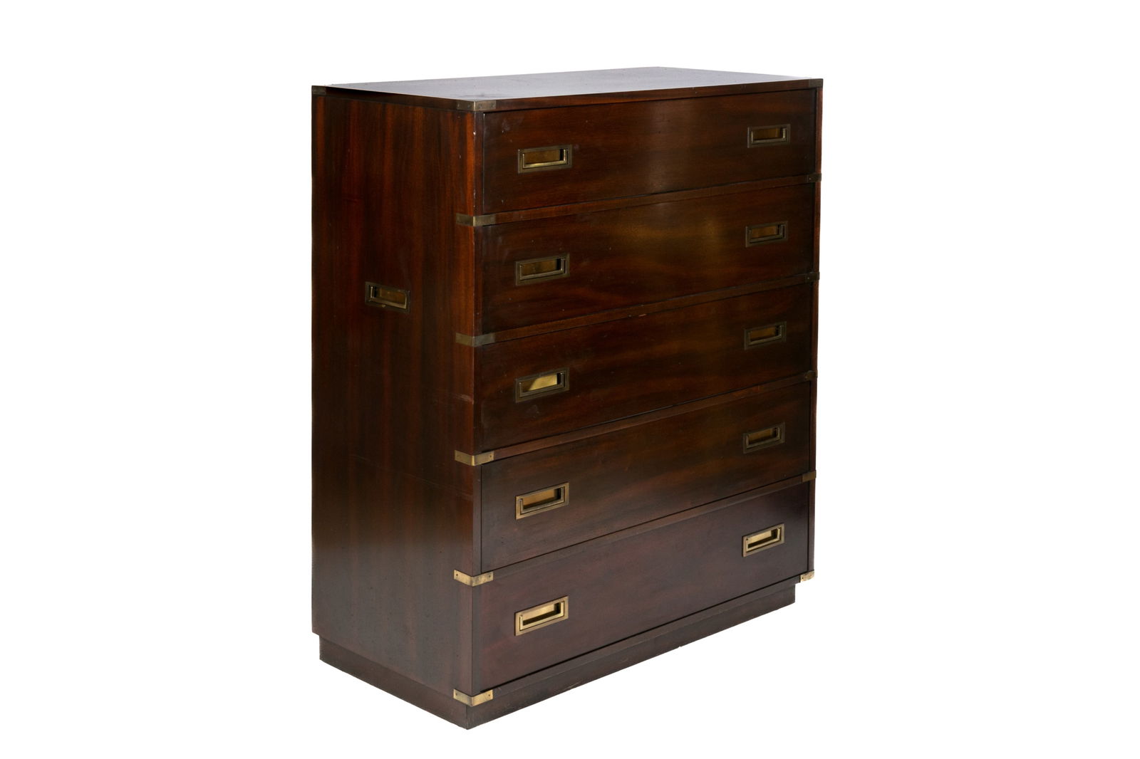 GIBBARD FIVE DRAWER CAMPAIGN CHEST (1 of 1)
