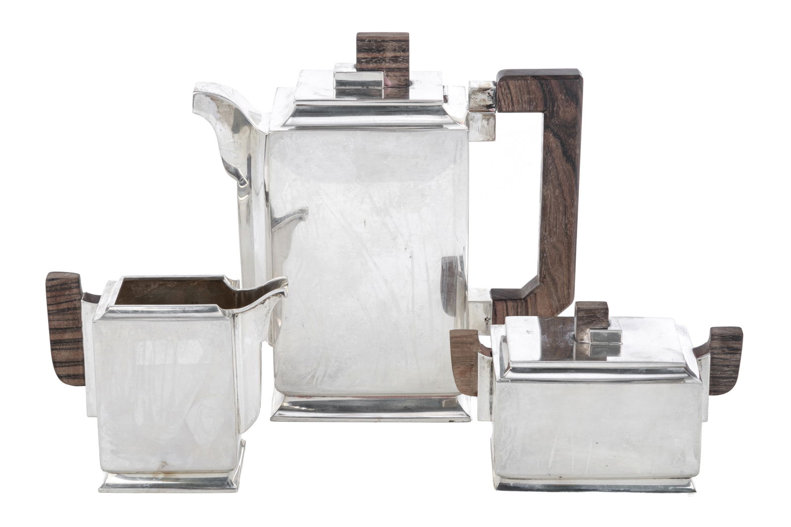 SWEDISH ART DECO SILVER TEA SET, 1432 g (1 of 1)