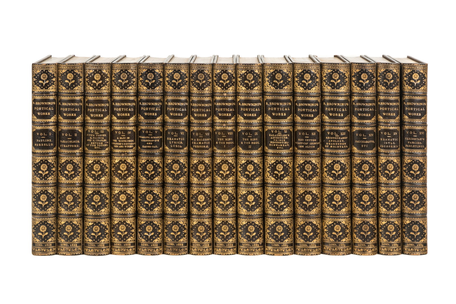 ROBERT BROWNING'S POETICAL WORKS (15 VOLS) (1 of 6)