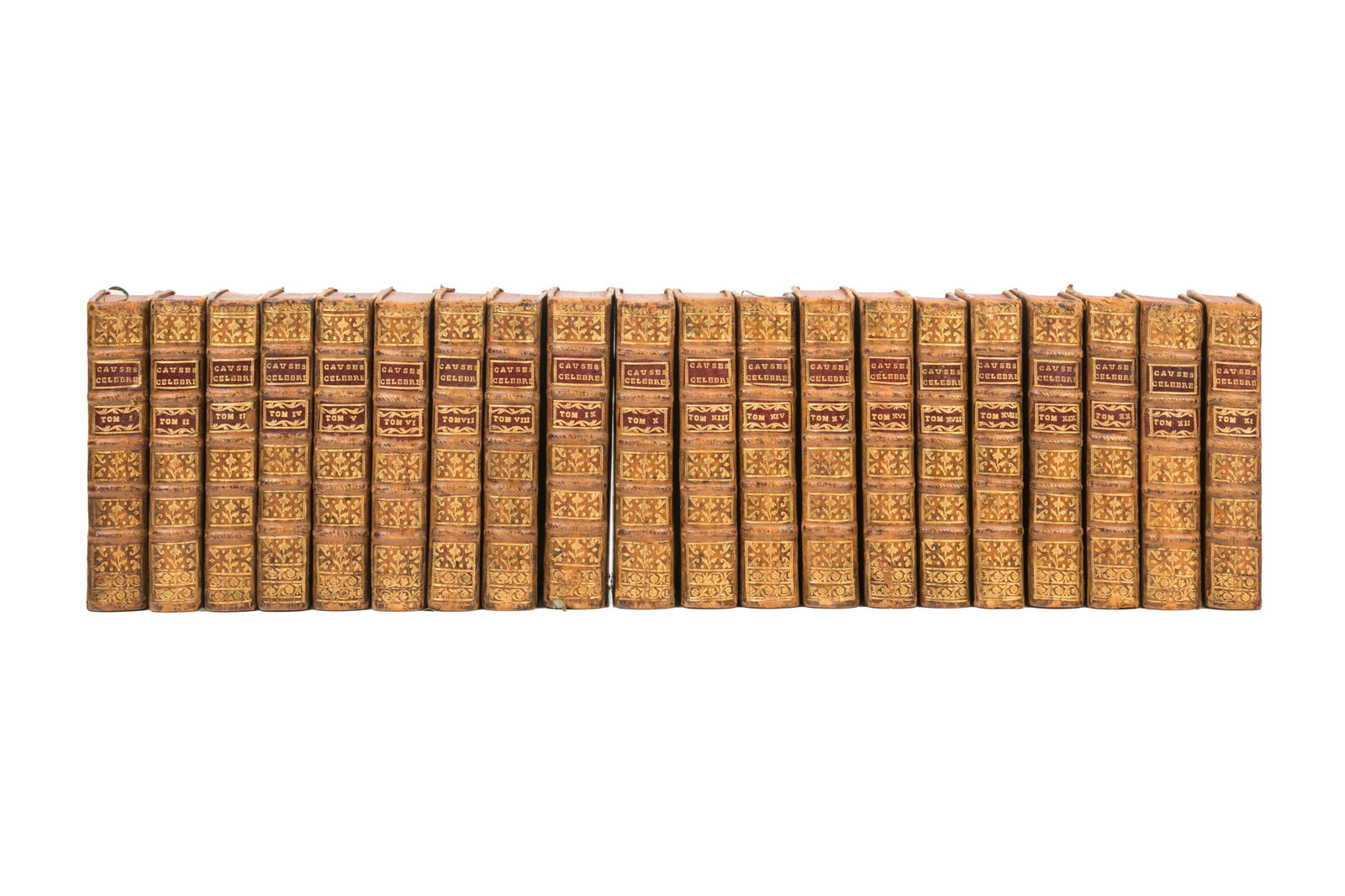 CAUSES CELEBRES ET INTERESSANTES, 18th C (20 VOLS) (1 of 4)