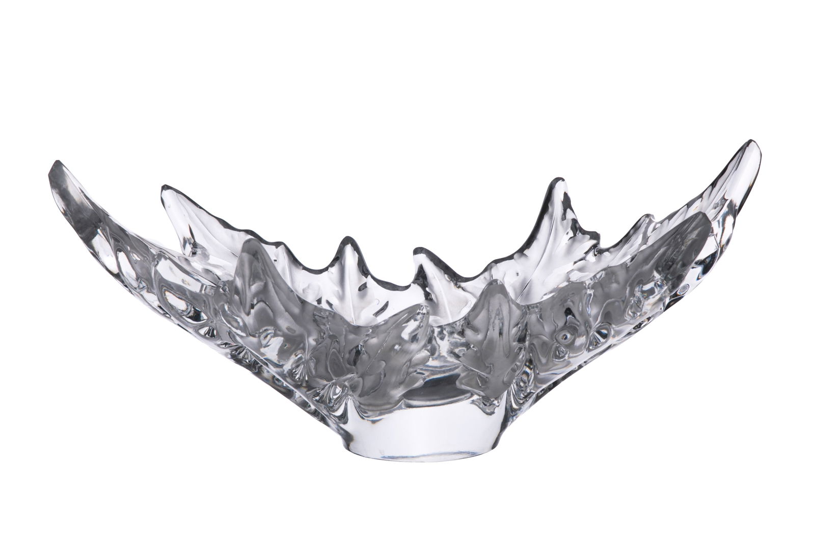 LALIQUE FRANCE CHAMPS ELYSEES GLASS CENTREPIECE (1 of 3)