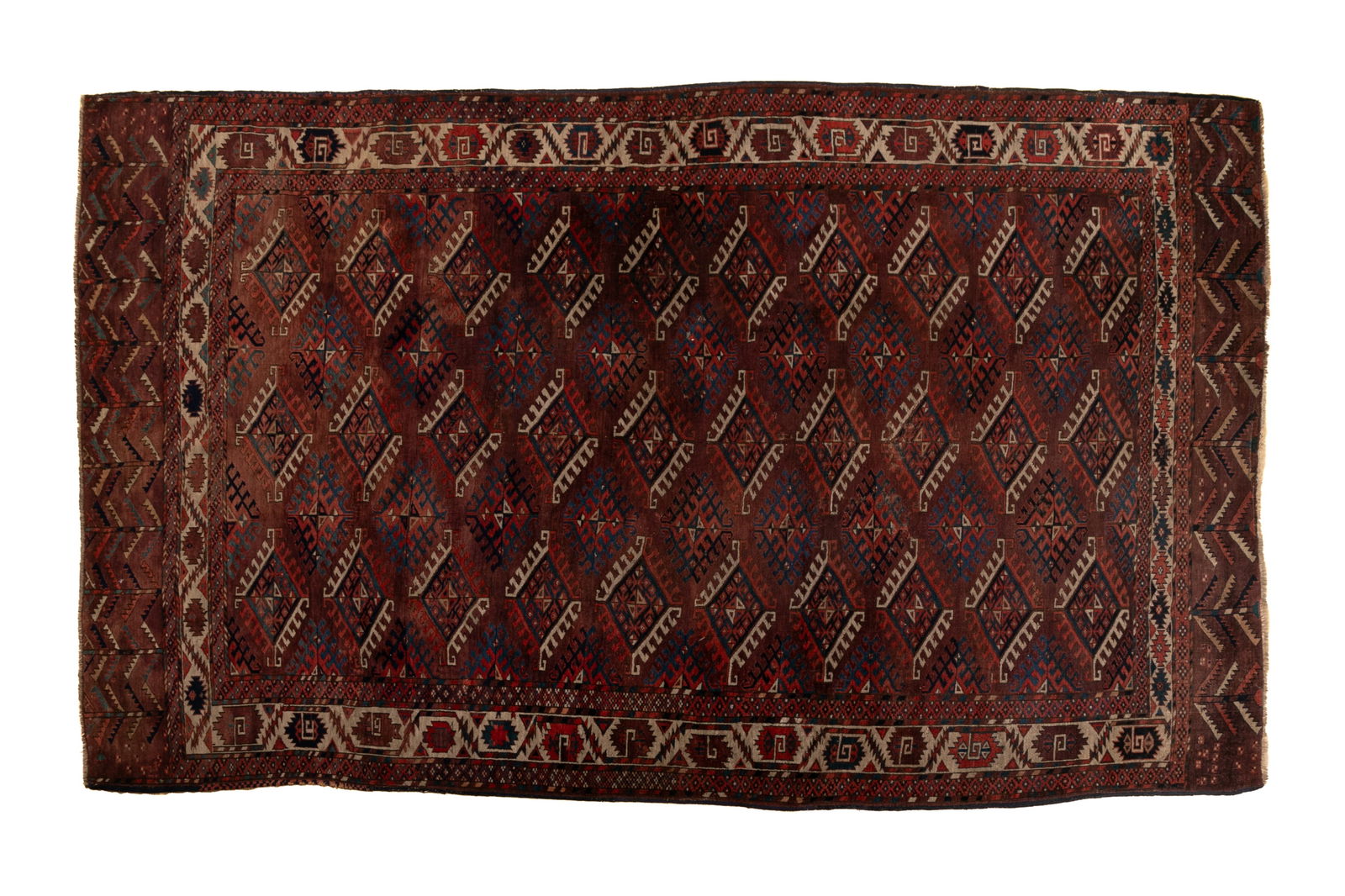 ANTIQUE TURKOMAN YAMOUD RUG (1 of 4)