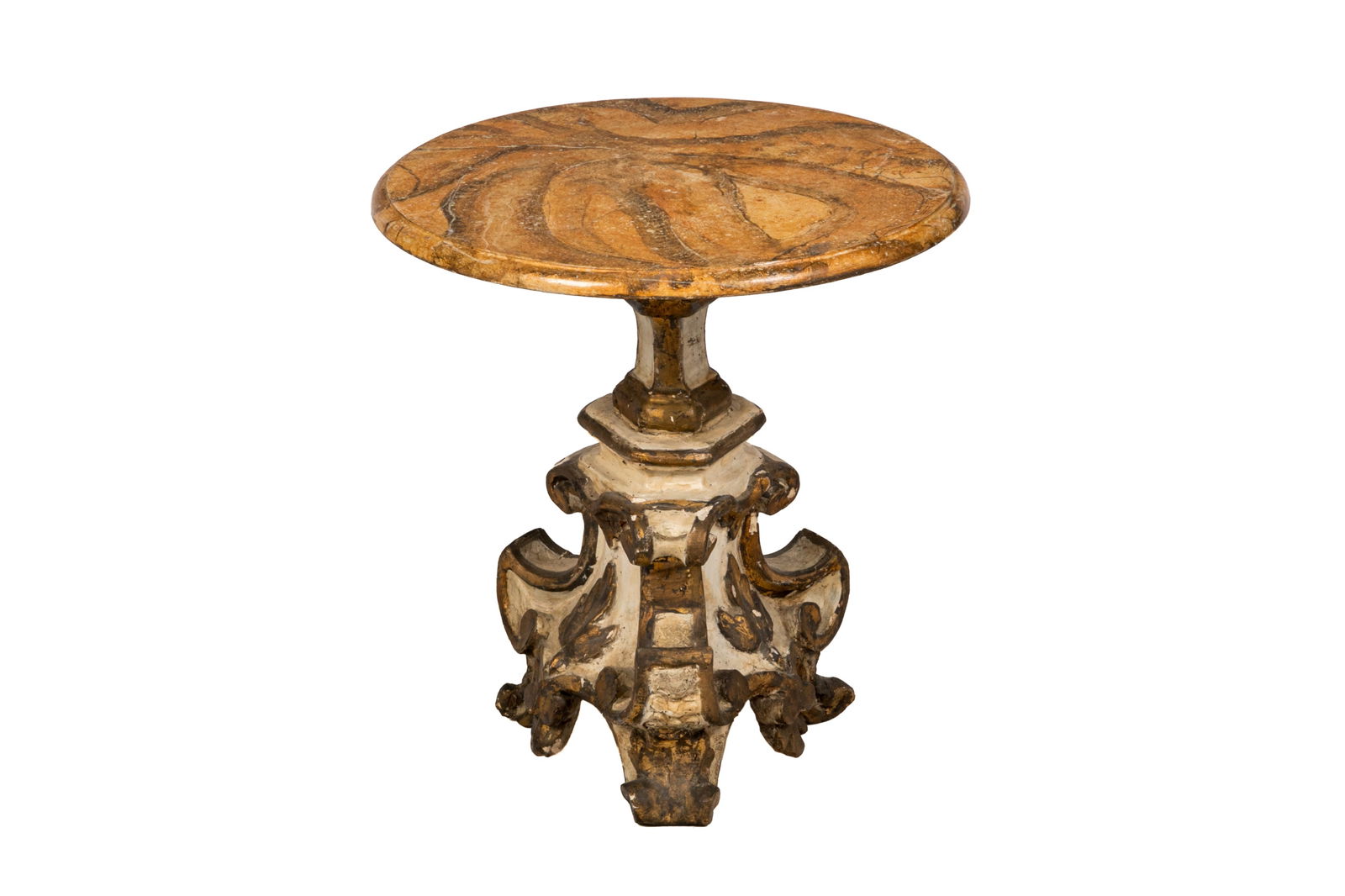 ANTIQUE ITALIAN PAINTED SIDE TABLE (1 of 2)