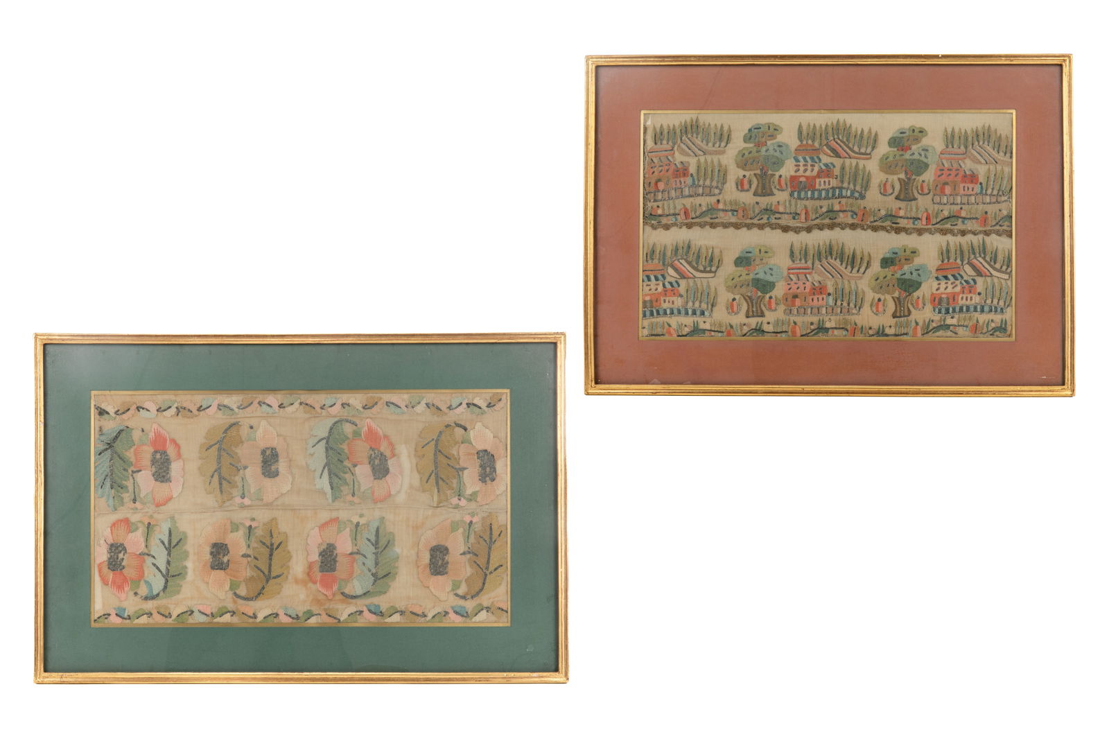TWO ANTIQUE FRAMED OTTOMAN TEXTILES (1 of 6)