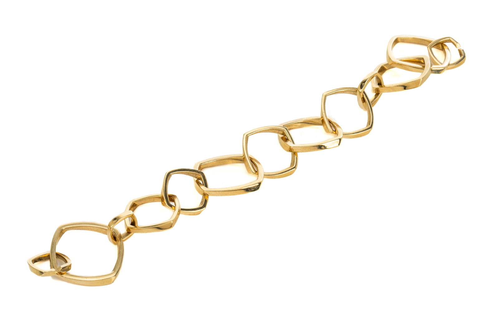 18K GOLD FRANK GEHRY FOR TIFFANY BRACELET, 58.2g (1 of 2)
