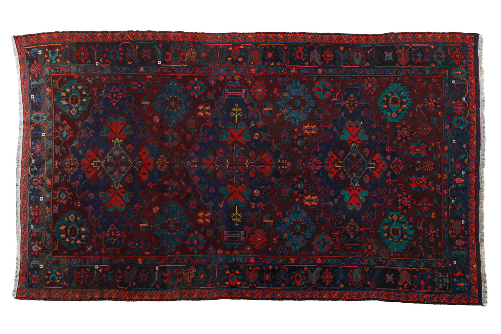 SEMI ANTIQUE CAUCASIAN SUMACK CARPET (1 of 3)