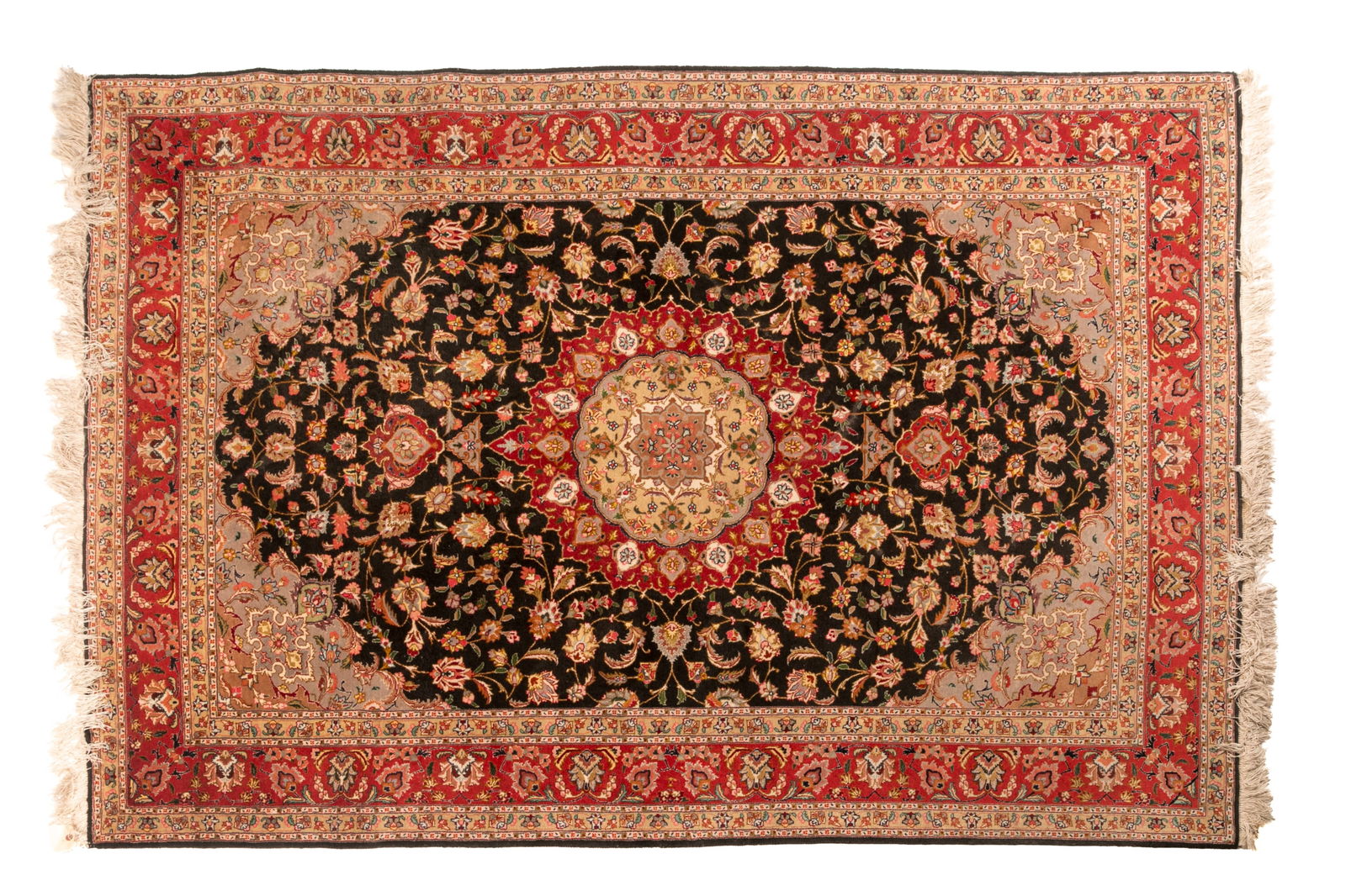 HAND KNOTTED PERSIAN TABRIZ CARPET (1 of 3)