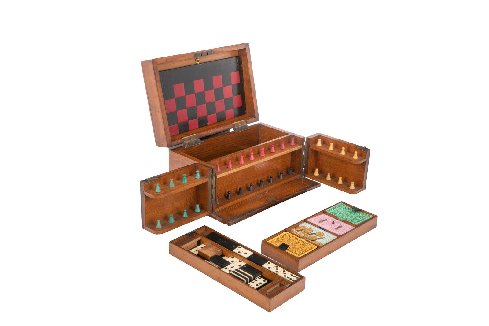 ANTIQUE ENGLISH GAMES BOX (1 of 6)