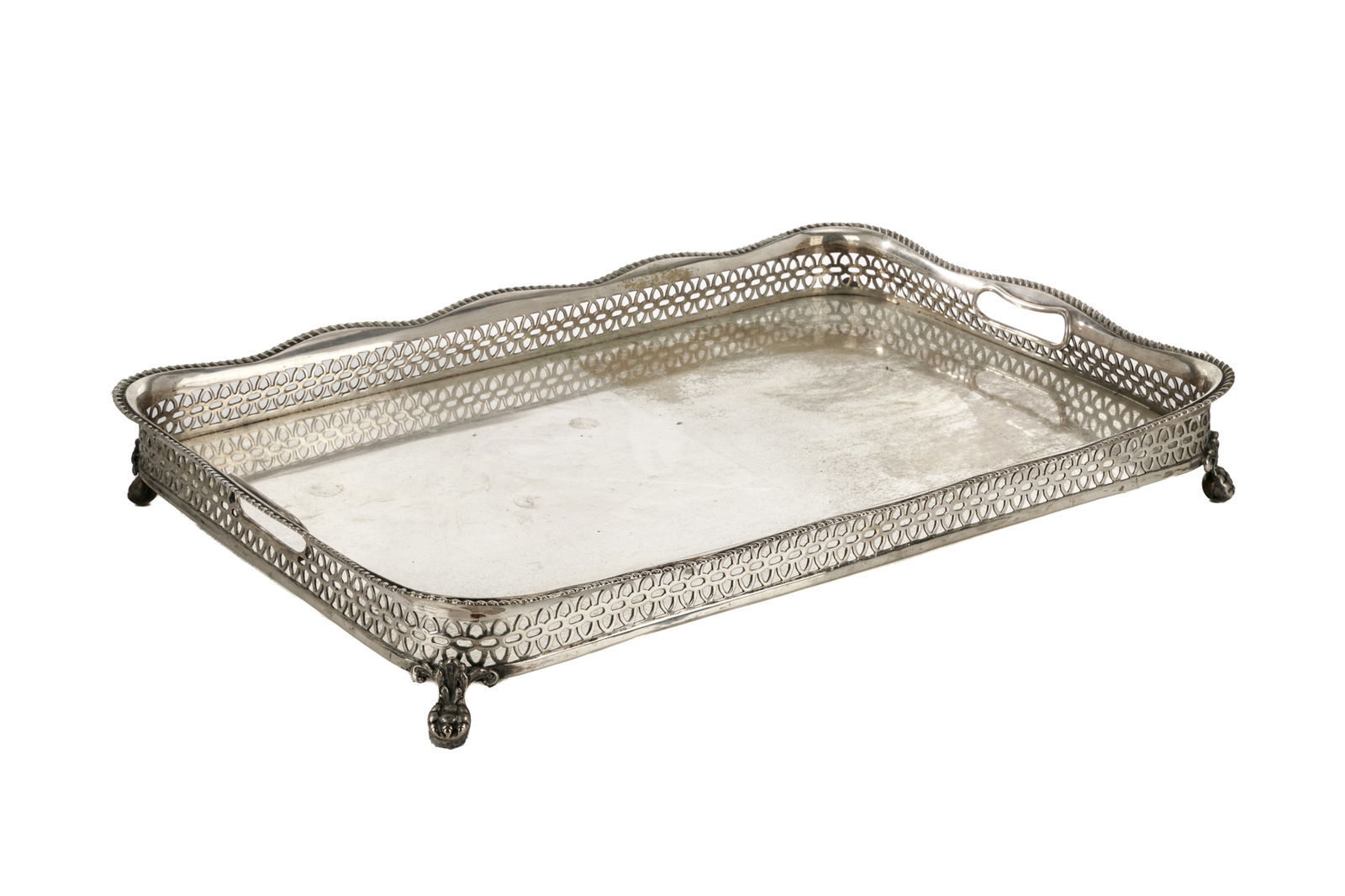 SILVERPLATED GALLERY TRAY (1 of 1)