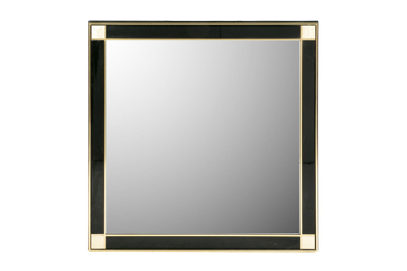 PIERRE CARDIN BLACK LACQUERED MIRROR (1 of 2)