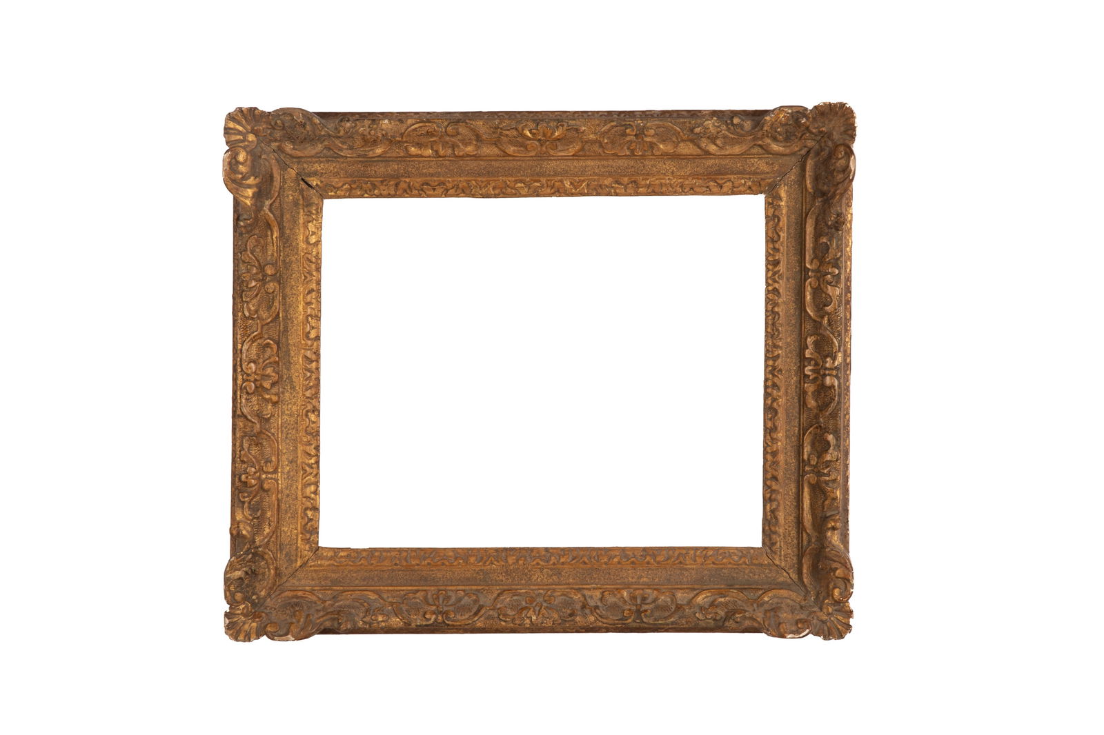 ANTIQUE GILTWOOD FRAME. ENGLISH, 18th C (1 of 4)