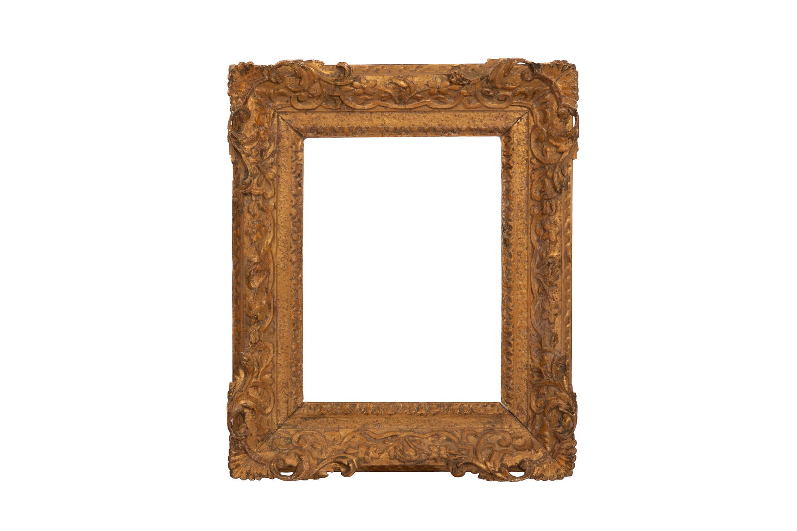 ANTIQUE GILTWOOD FRAME. ENGLISH, 18th C (1 of 5)