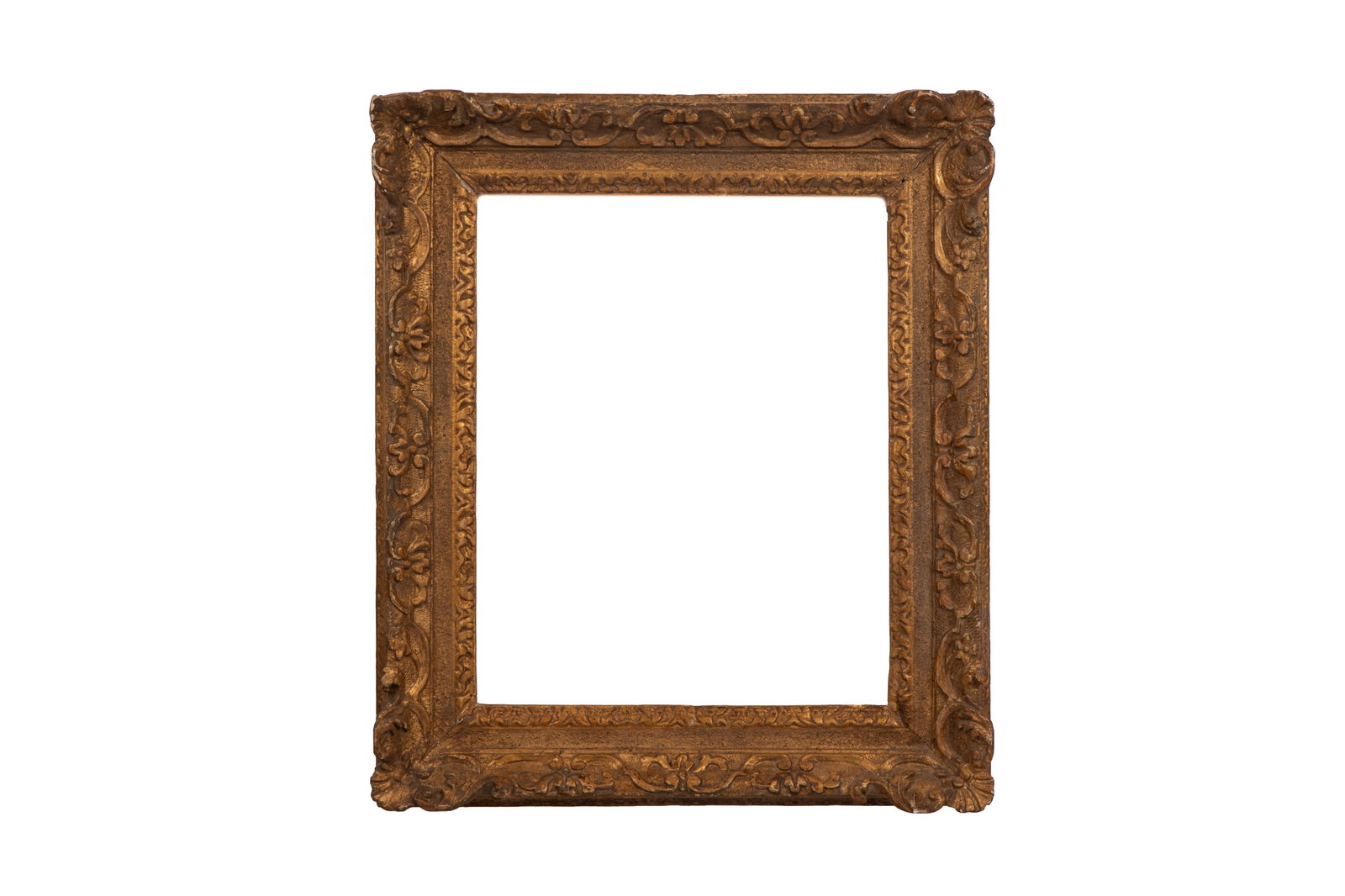 ANTIQUE GILTWOOD FRAME. ENGLISH, 18th C (1 of 4)