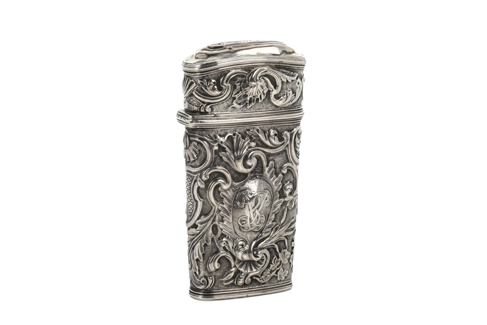 A GEORGE II SILVER ETUI (1 of 3)