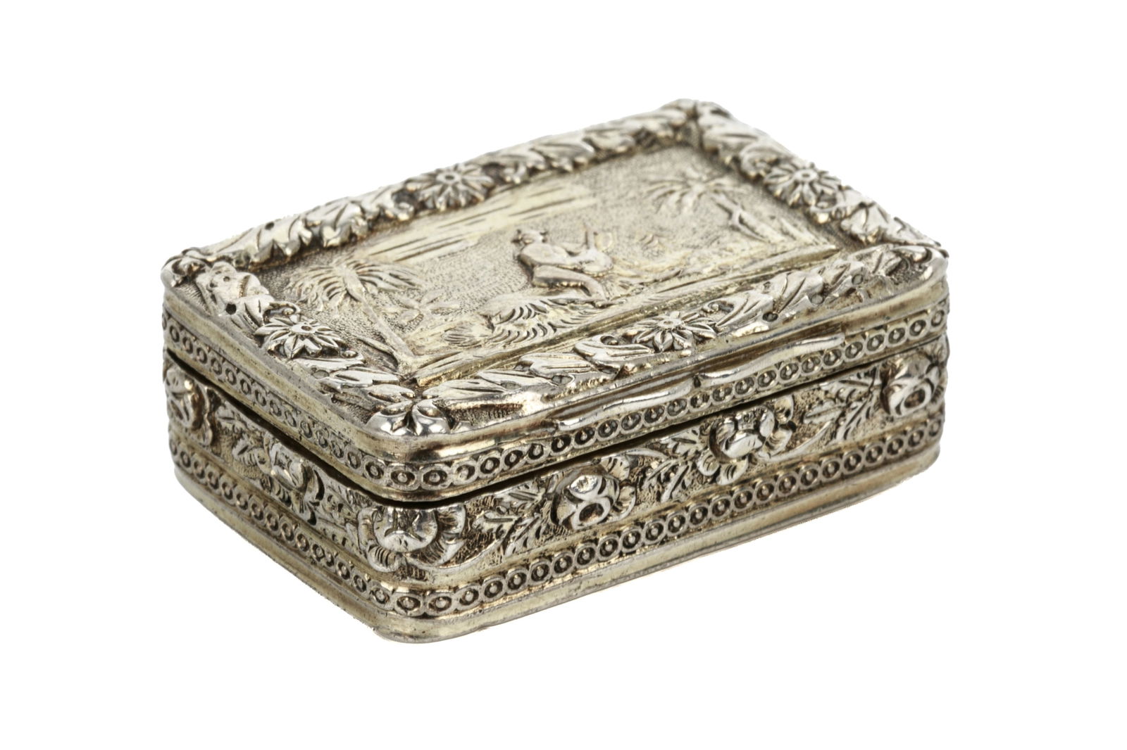 FINE EARLY SILVER 19TH CENTURY VINAIGRETTE (1 of 6)