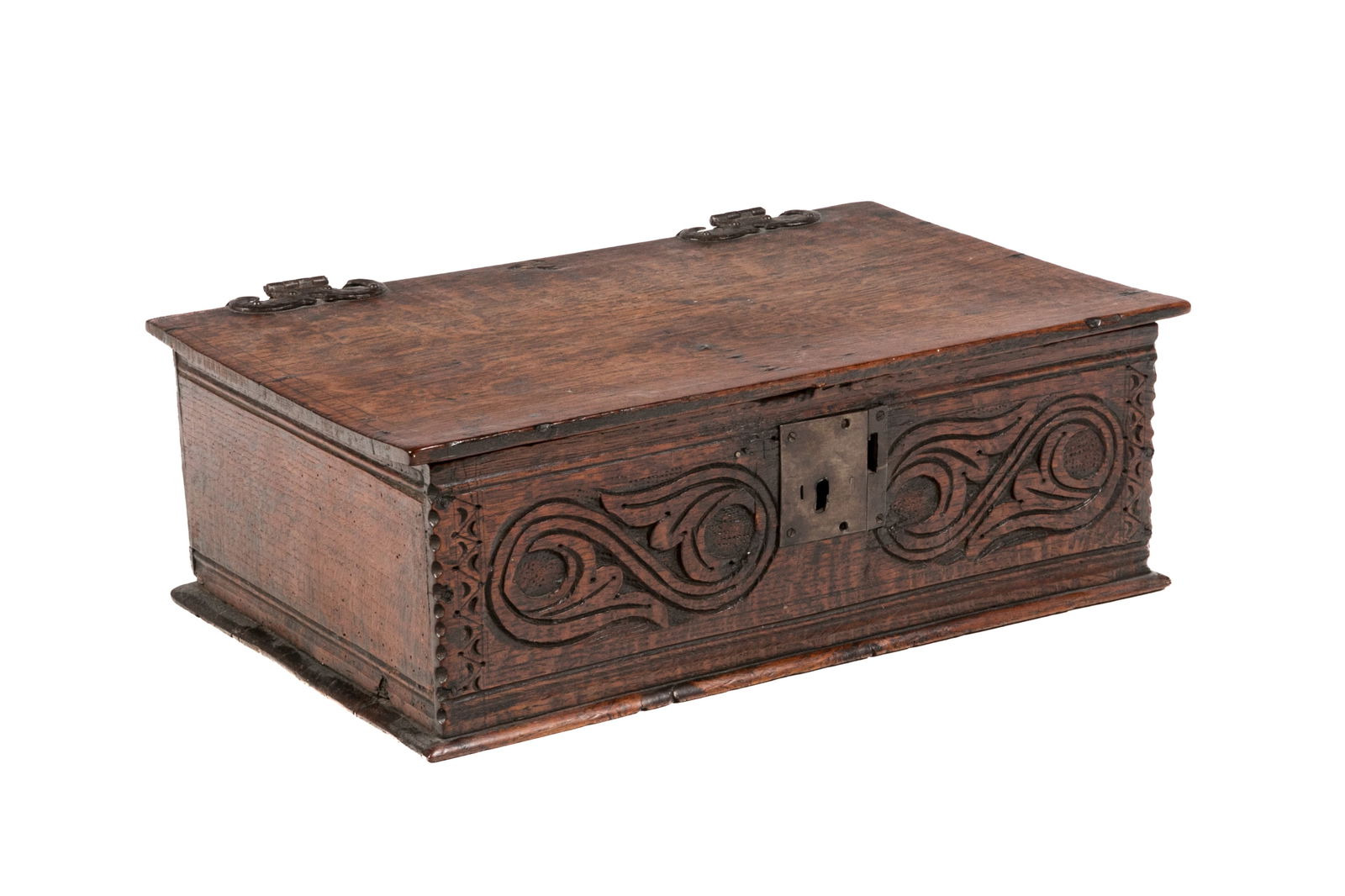 ENGLISH WILLIAM & MARY 17th C BIBLE BOX (1 of 5)