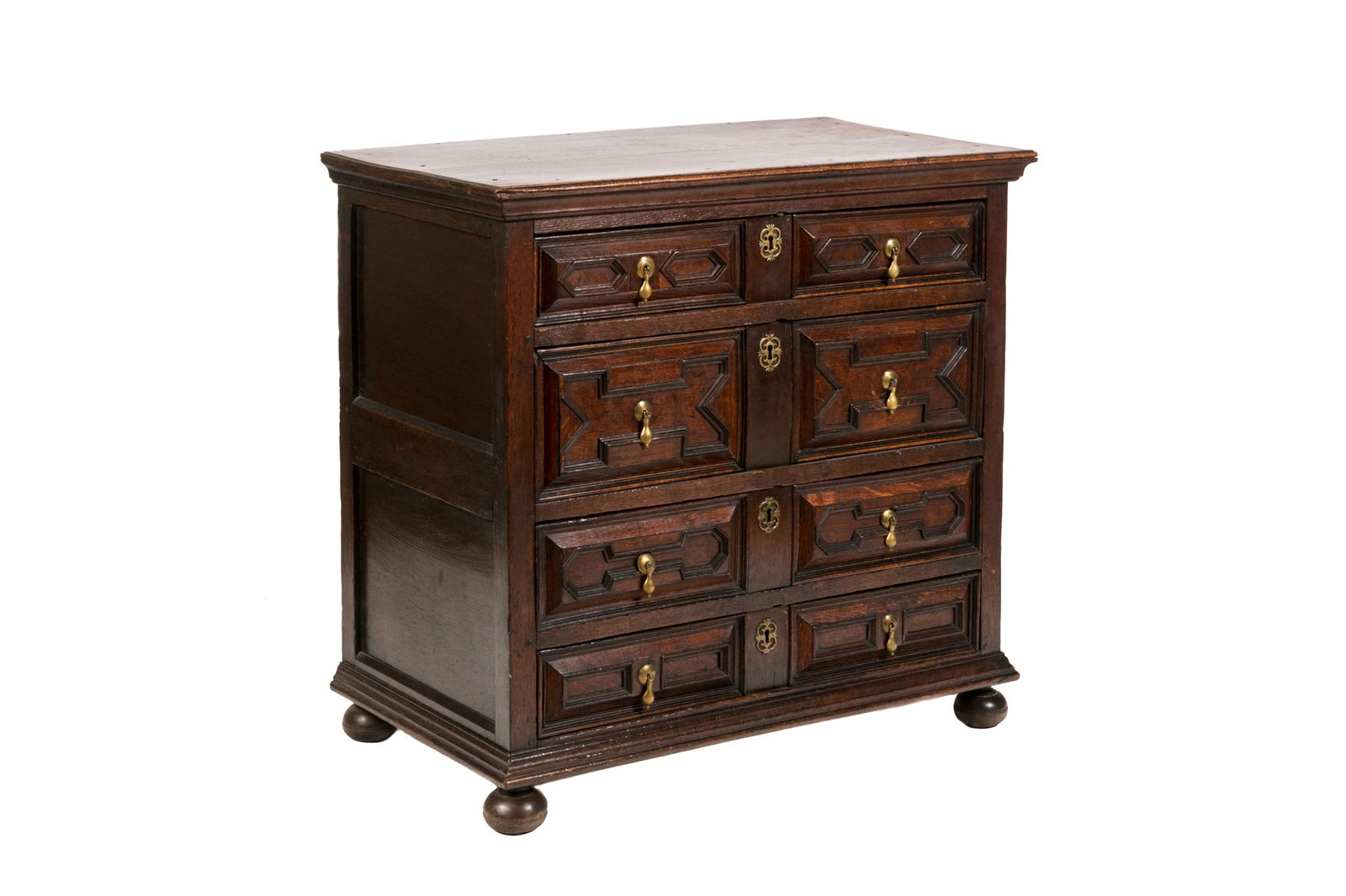 WILLIAM & MARY ENGLISH OAK 17th C CHEST (1 of 6)