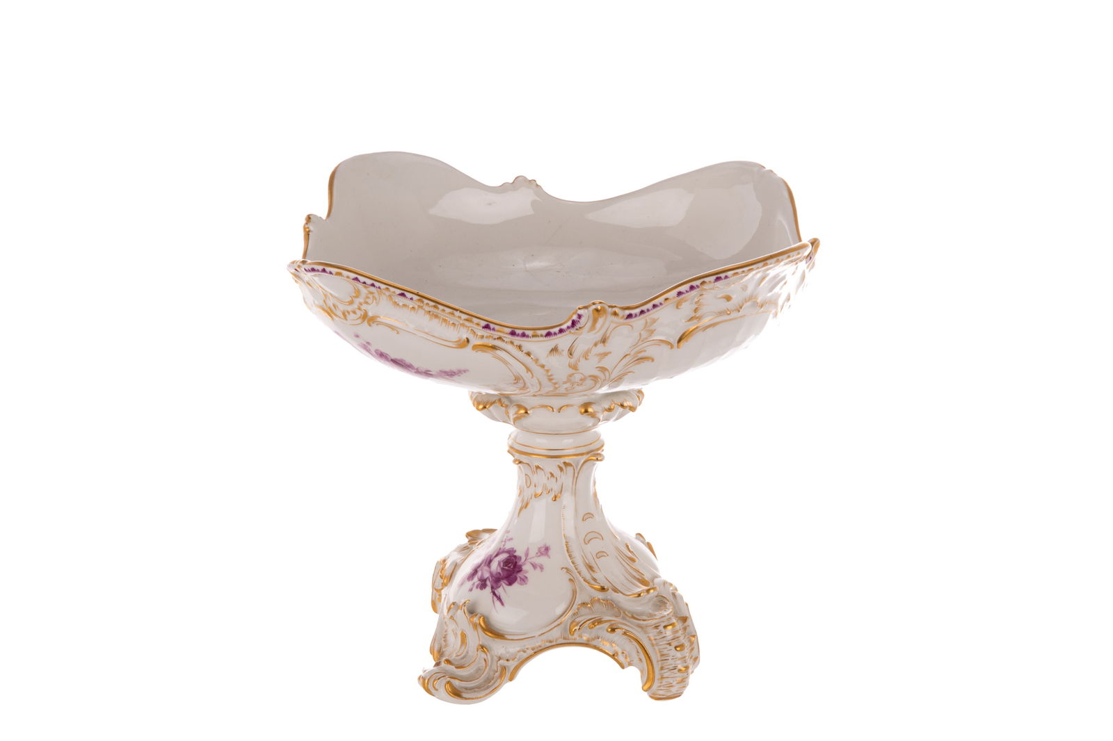 KPM PORCELAIN FOOTED COMPORT (1 of 5)