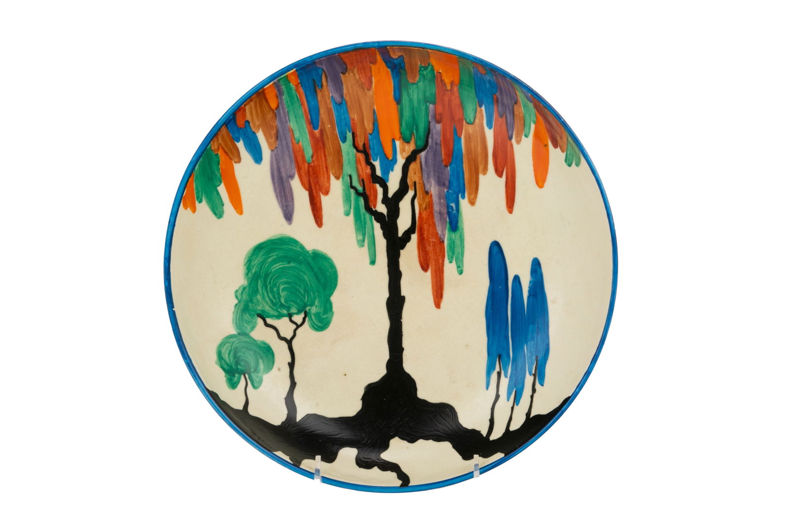 CLARICE CLIFF ART DECO LATONA PATTERN BIZARRE BOWL (1 of 4)