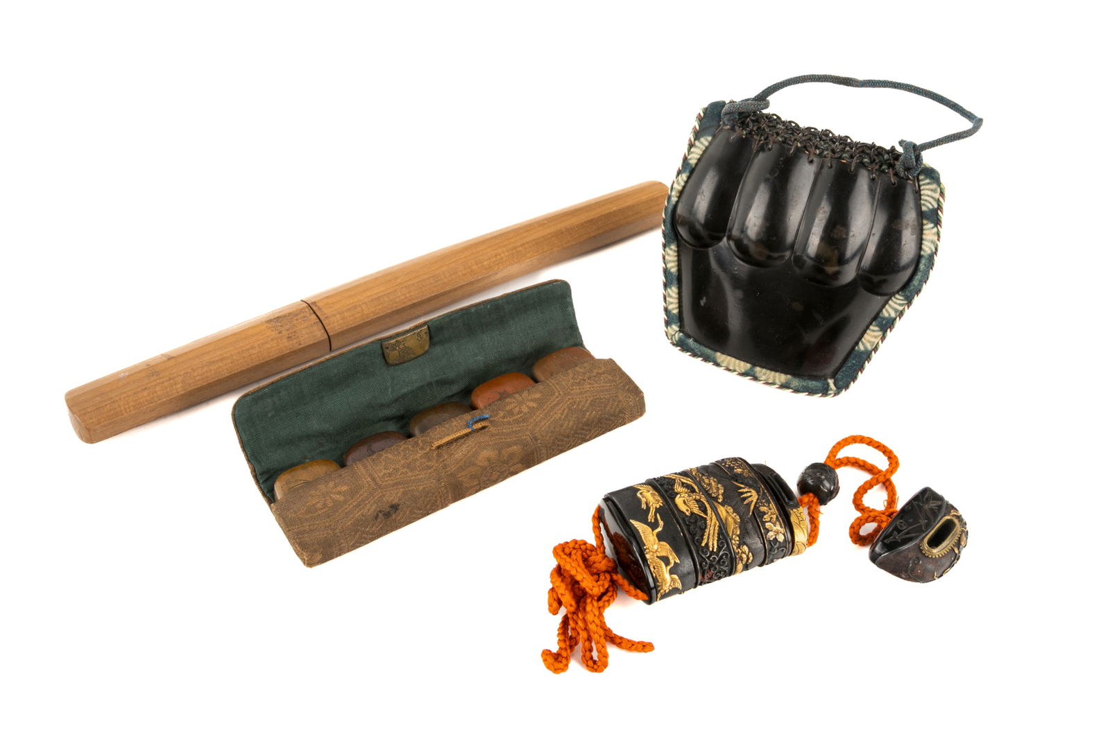 A GROUP OF JAPANESE SCHOLARS OBJECTS (1 of 4)