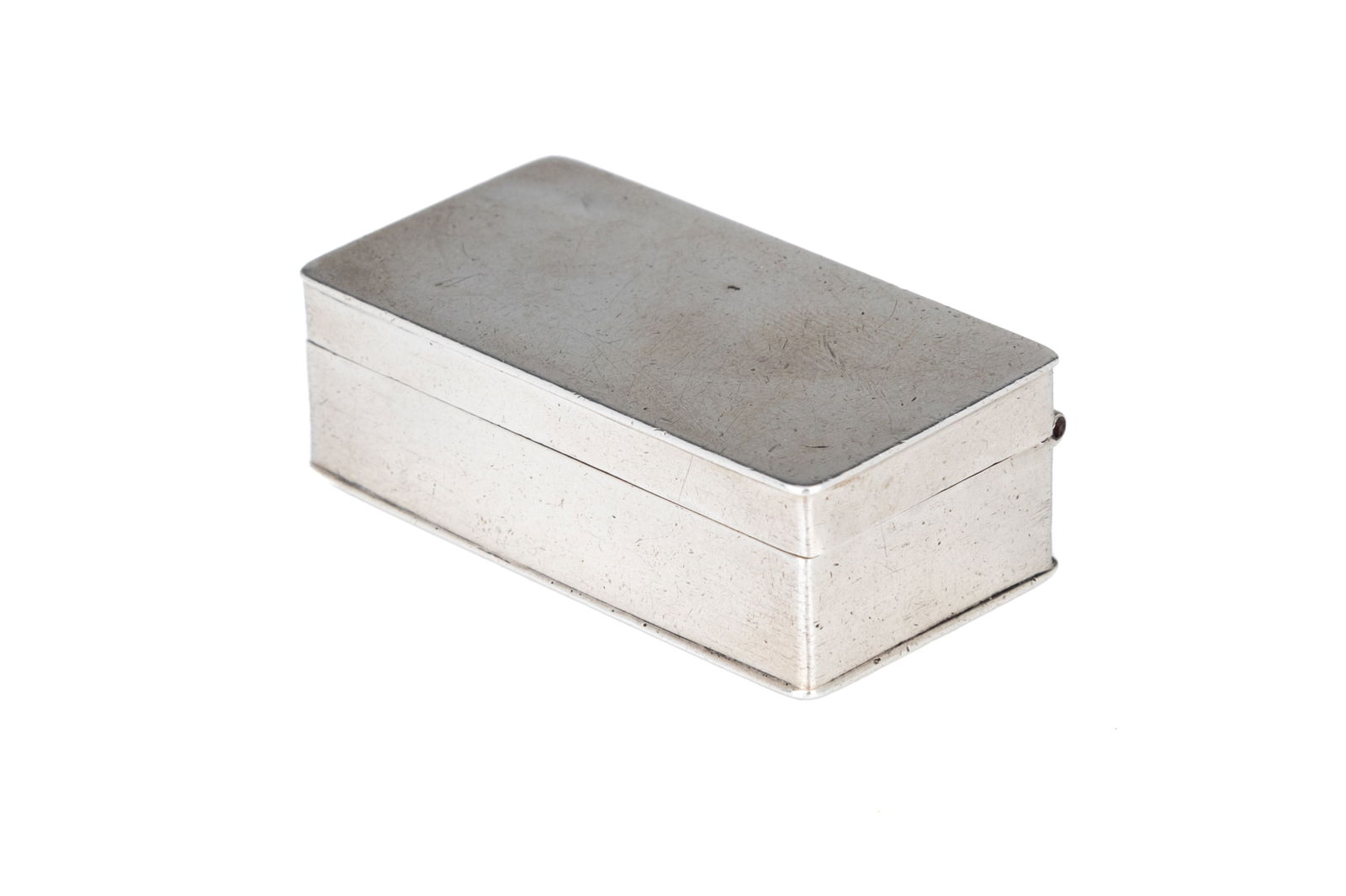 WILLIAM STENNET 19th C SILVER SNUFF BOX (1 of 4)