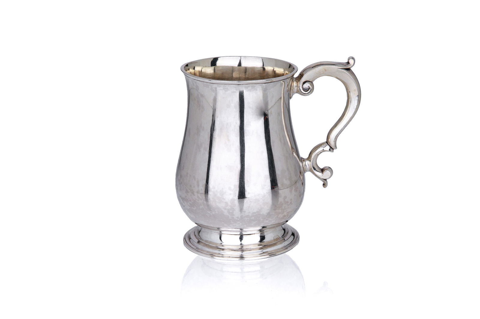 18th C CHANNEL ISLANDS SILVER CANN, 287g (1 of 3)