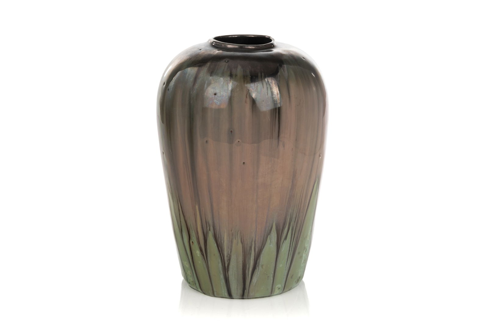 AMERICAN FULPER PRANG STONEWARE VASE (1 of 3)