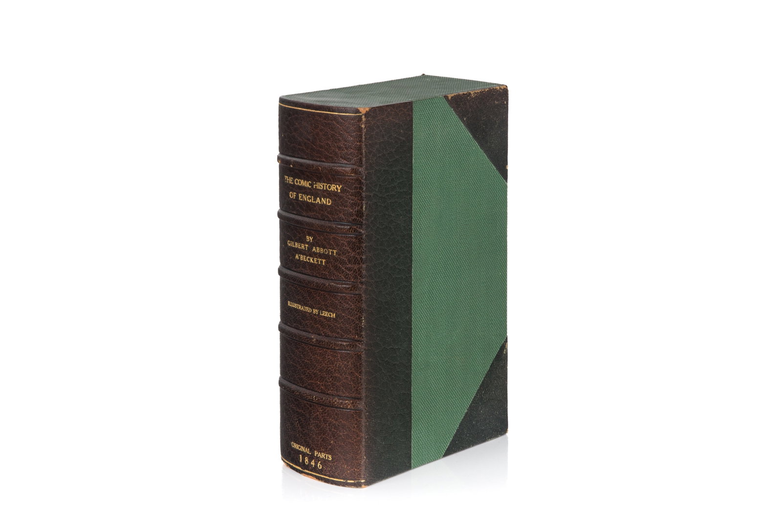 A'BECKETT. THE COMIC HISTORY OF ENGLAND (1846): Gilbert Abbott A'Beckett. THE COMIC HISTORY OF ENGLAND (London: Punch Office, 85, Fleet Street, 1846-1848). 20 volumes in 19 pamphlets. Wrapped in octavo blue pictorial wraps. Each part includes a han