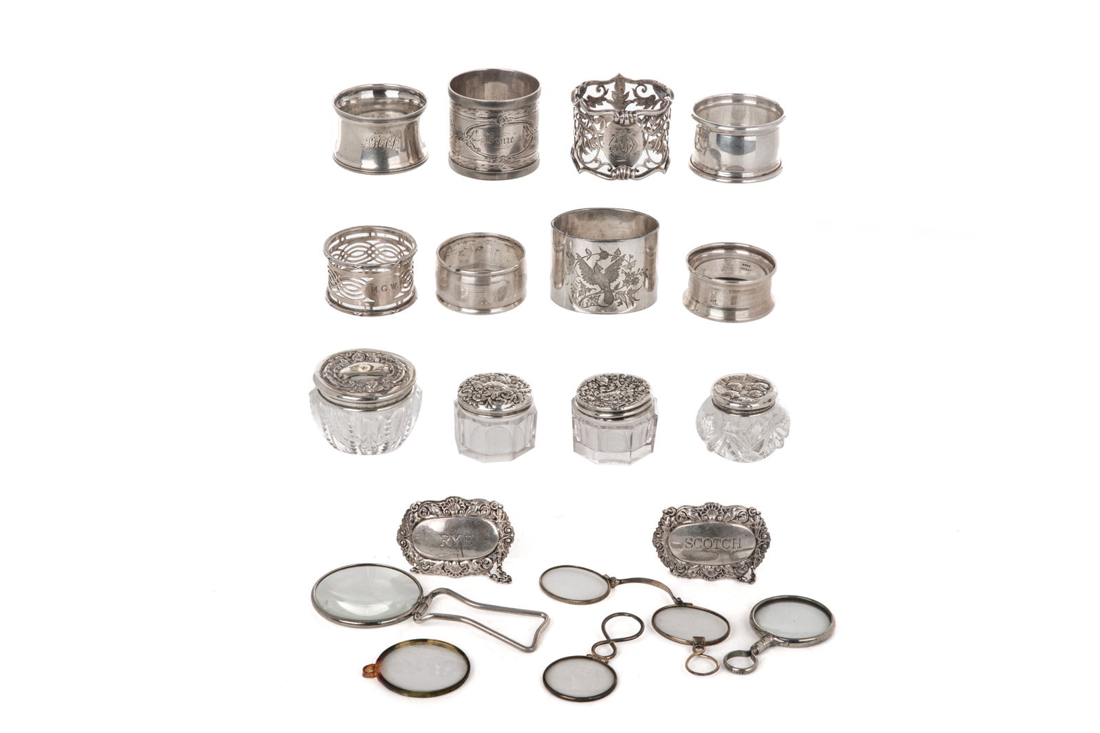 GROUP OF ANTIQUE SILVER (1 of 4)