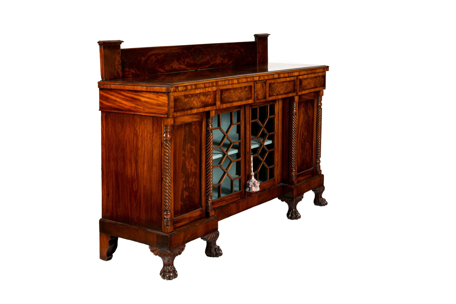 LARGE REGENCY ENGLISH MAHOGANY SERVER (1 of 3)