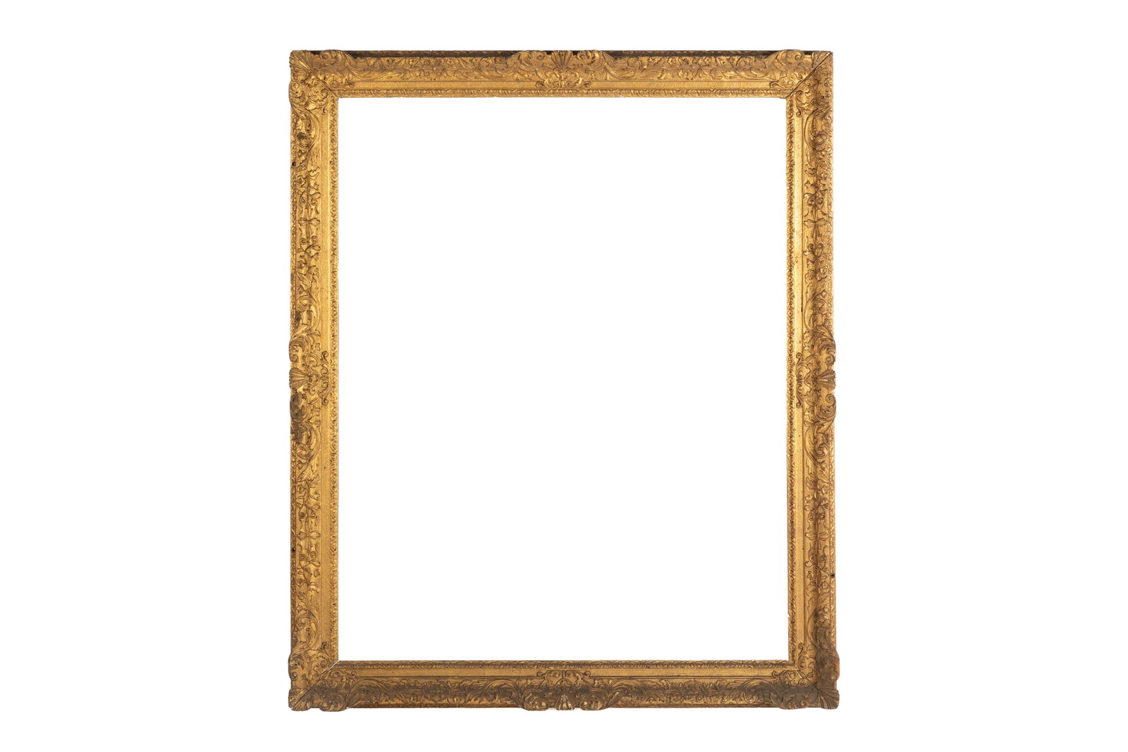 ANTIQUE GILTWOOD FRAME. ENGLISH, 18th C (1 of 5)