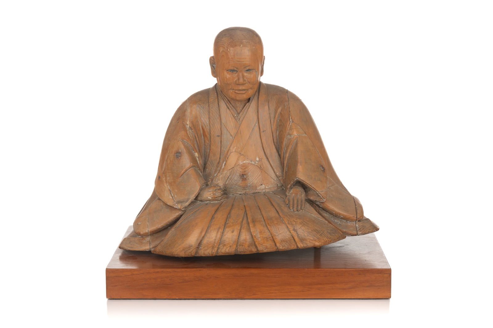 BUDDHIST SITTING MONK PORTRAIT STATUE (1 of 6)