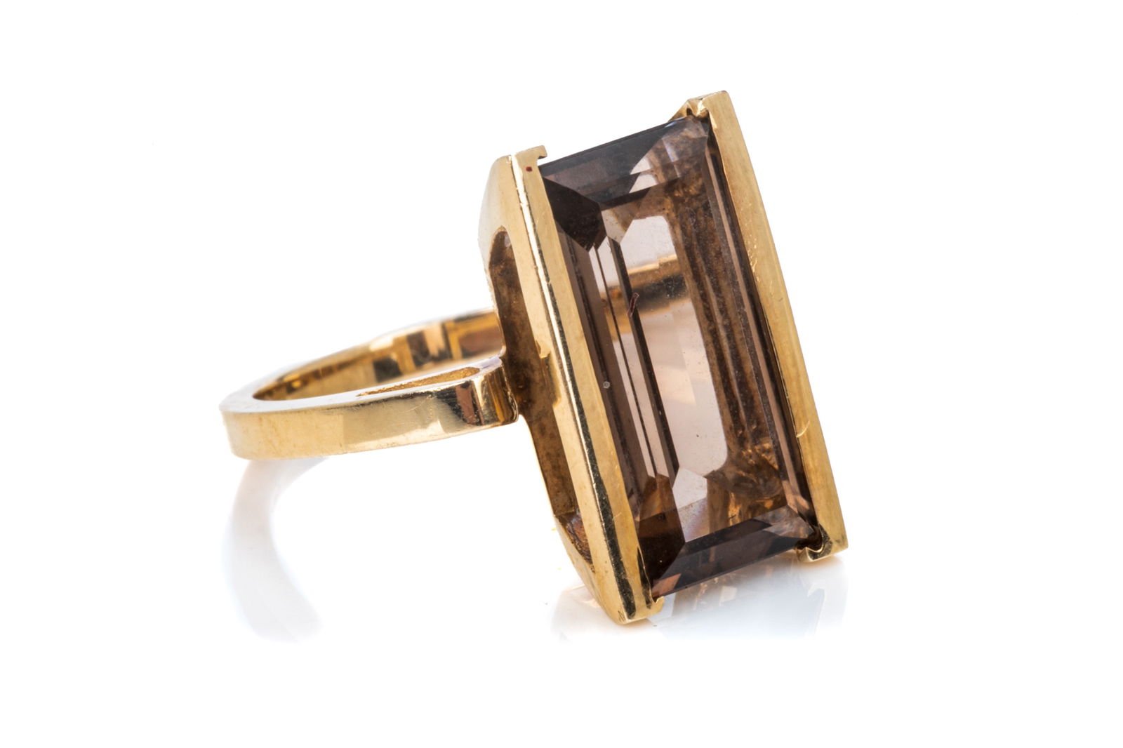 VINTAGE 10K GOLD GEM-SET COCKTAIL RING, 4.4g (1 of 3)