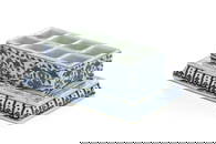 CHINESE BLUE & WHITE COMPARTMENTALIZED BOX