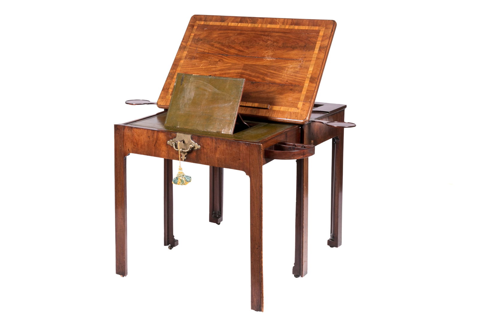 GEORGE I MAHOGANY ARCHITECT'S DRAFTING DESK (1 of 7)