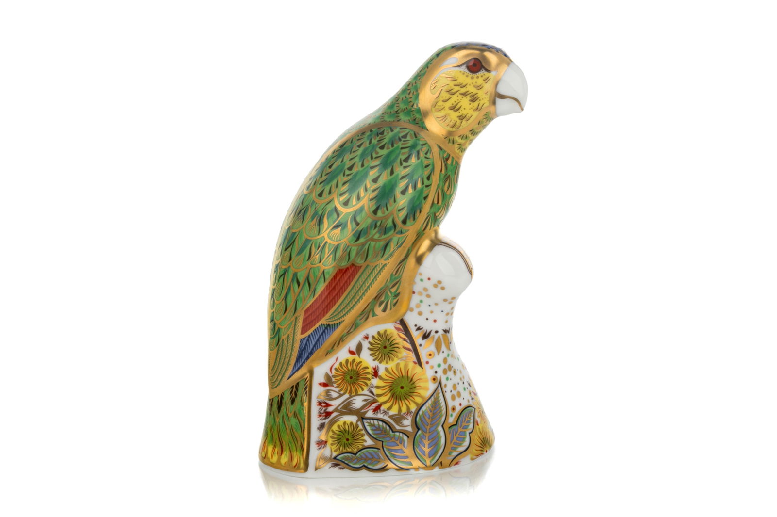 ROYAL CROWN DERBY 'AMAZON PARROT' PAPERWEIGHT (1 of 4)