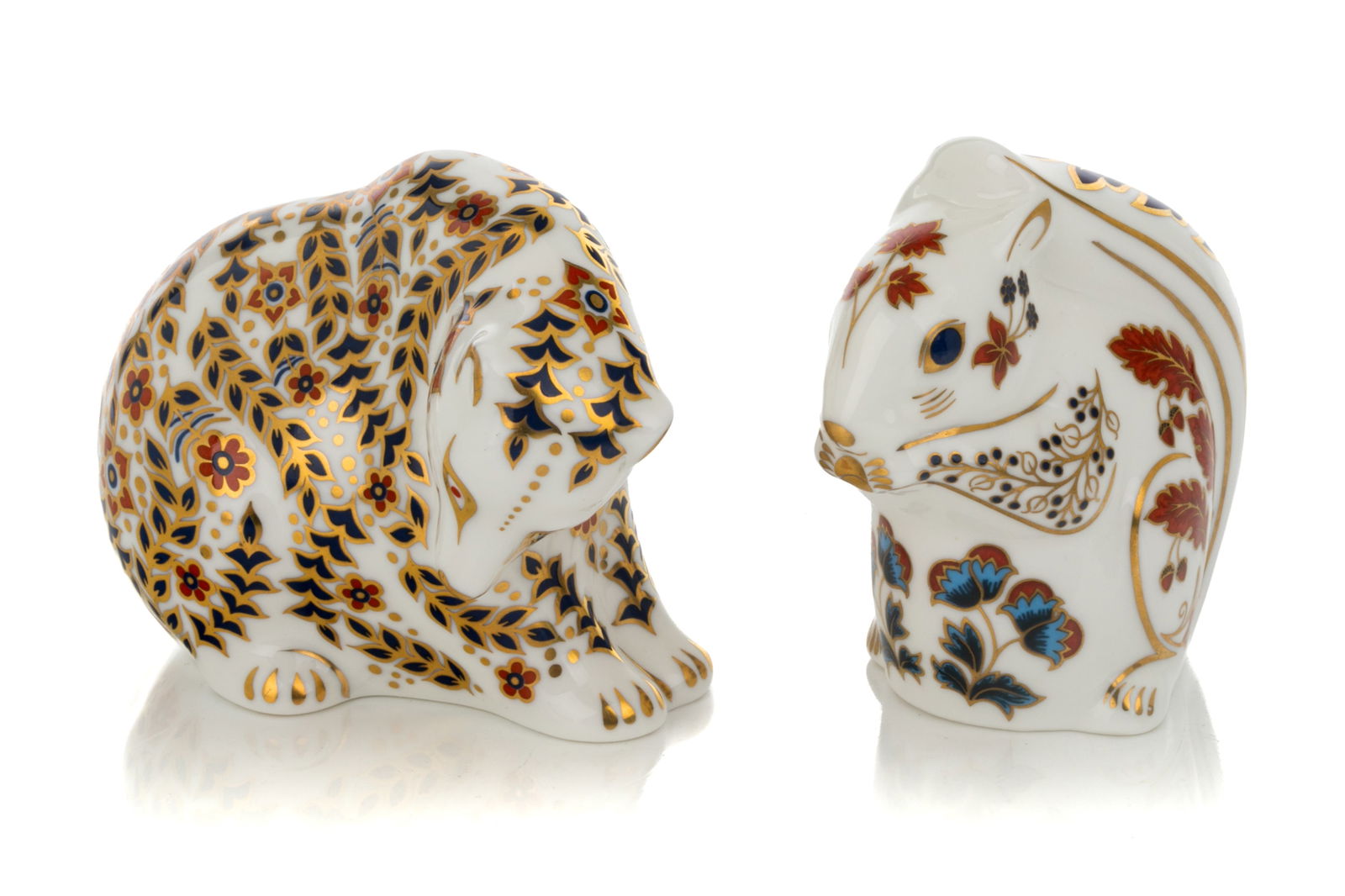 TWO ROYAL CROWN DERBY PAPERWEIGHTS (1 of 3)